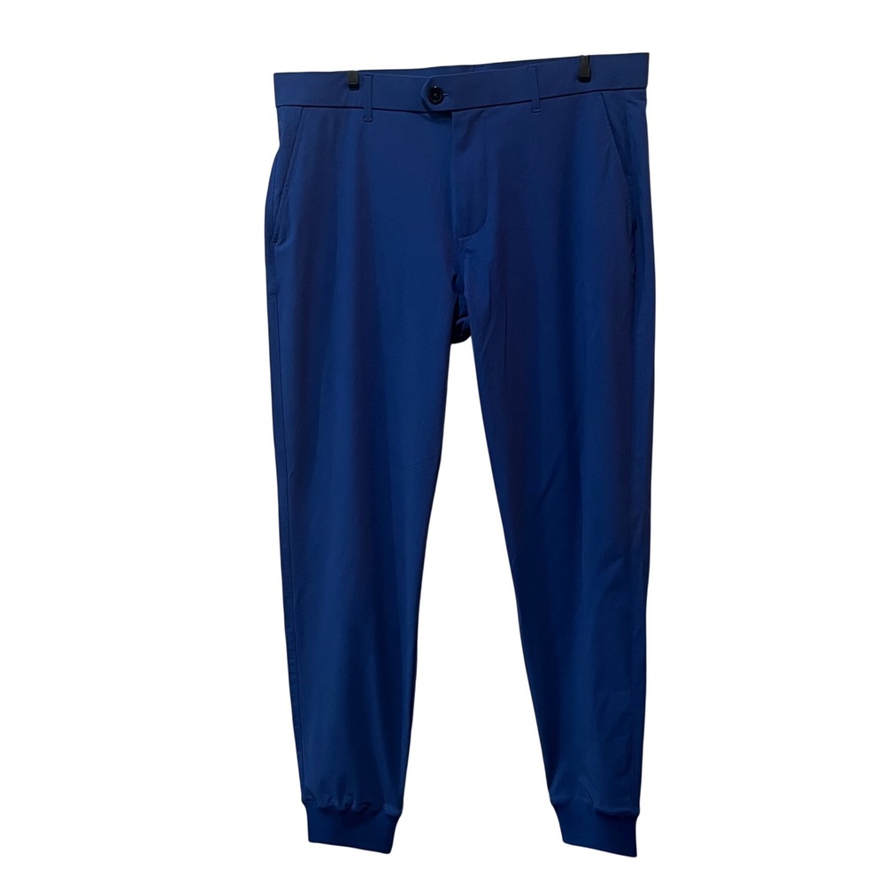 Greyson Montauk‎ Jogger Mens 35 Blue Technical Stretch Golf Performance Pants